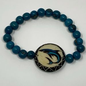 Tagua Nut Açaí SHARK Organic Stretch Bracelet